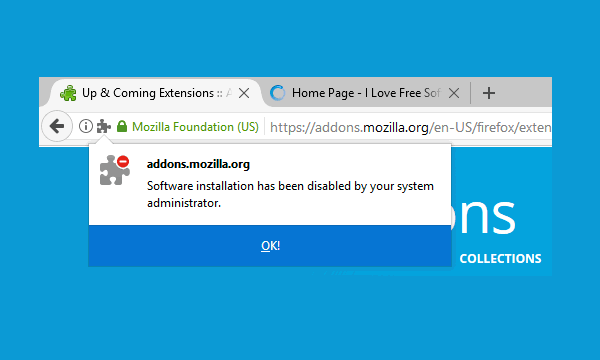 remove add ons in firefox